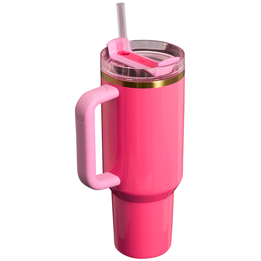 Stanley Quencher H2.0 FlowState 40oz Tumbler Pink Parade