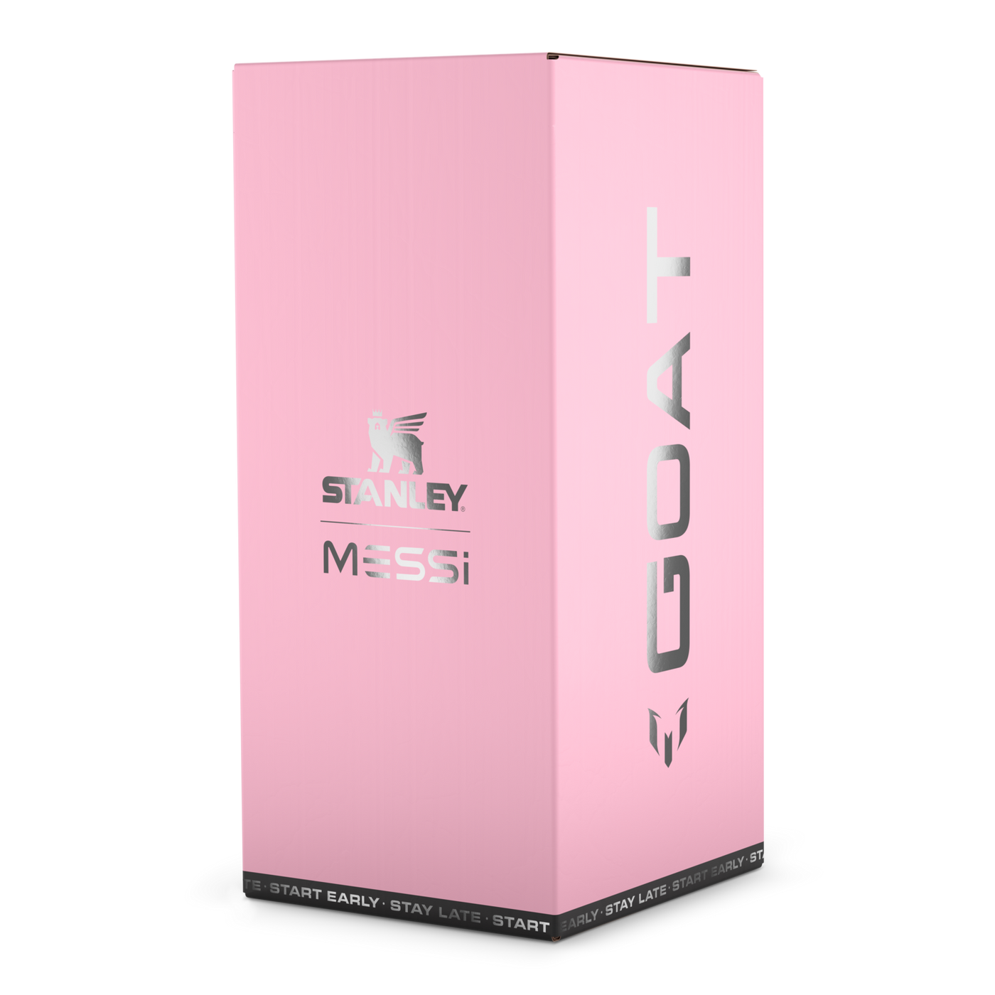 Messi GOAT Pink Stanley Quencher ProTour Flip Straw Tumbler 40oz